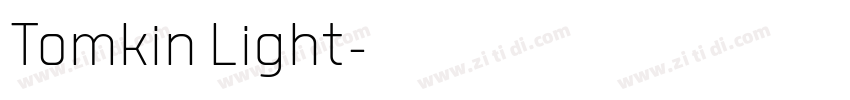 Tomkin Light字体转换